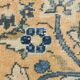 Tapis Persan Ancien Grand Format – Laine Nouée Main, Tons Beige & Bleu