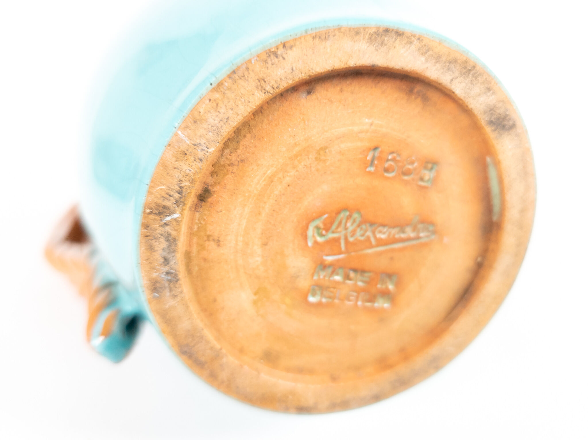 Ceramic vase by Alexandre de Wemmel Belgium 1950s