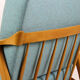 Mid-Century Scandinavian Blue & Turquoise Armchairs, 1960s, Set of 2