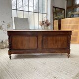 Drapery oak counter 1900