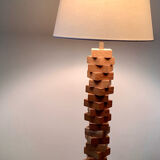 Wooden lamp base