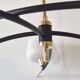 Arlus 1950 vintage pendant light