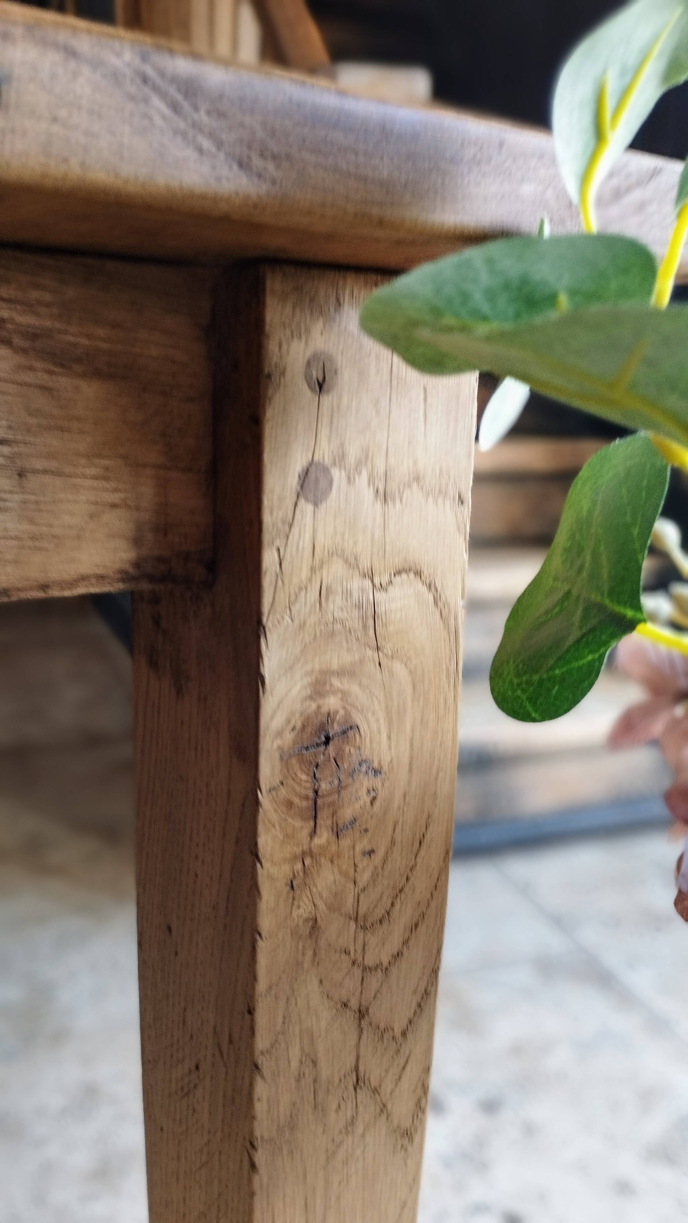 Farmhouse table 200 x 80 light oak