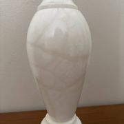 Lamp base made of genuine alabaster.