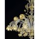 Huge Luxury Italian Chandelier With Flowers and Leaves Murano Glass