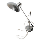 Articulated desk lamp in chromed metal by André Lavigne for Aluminor 1960