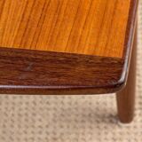 Danish teak coffee table by HE Mobler 1960