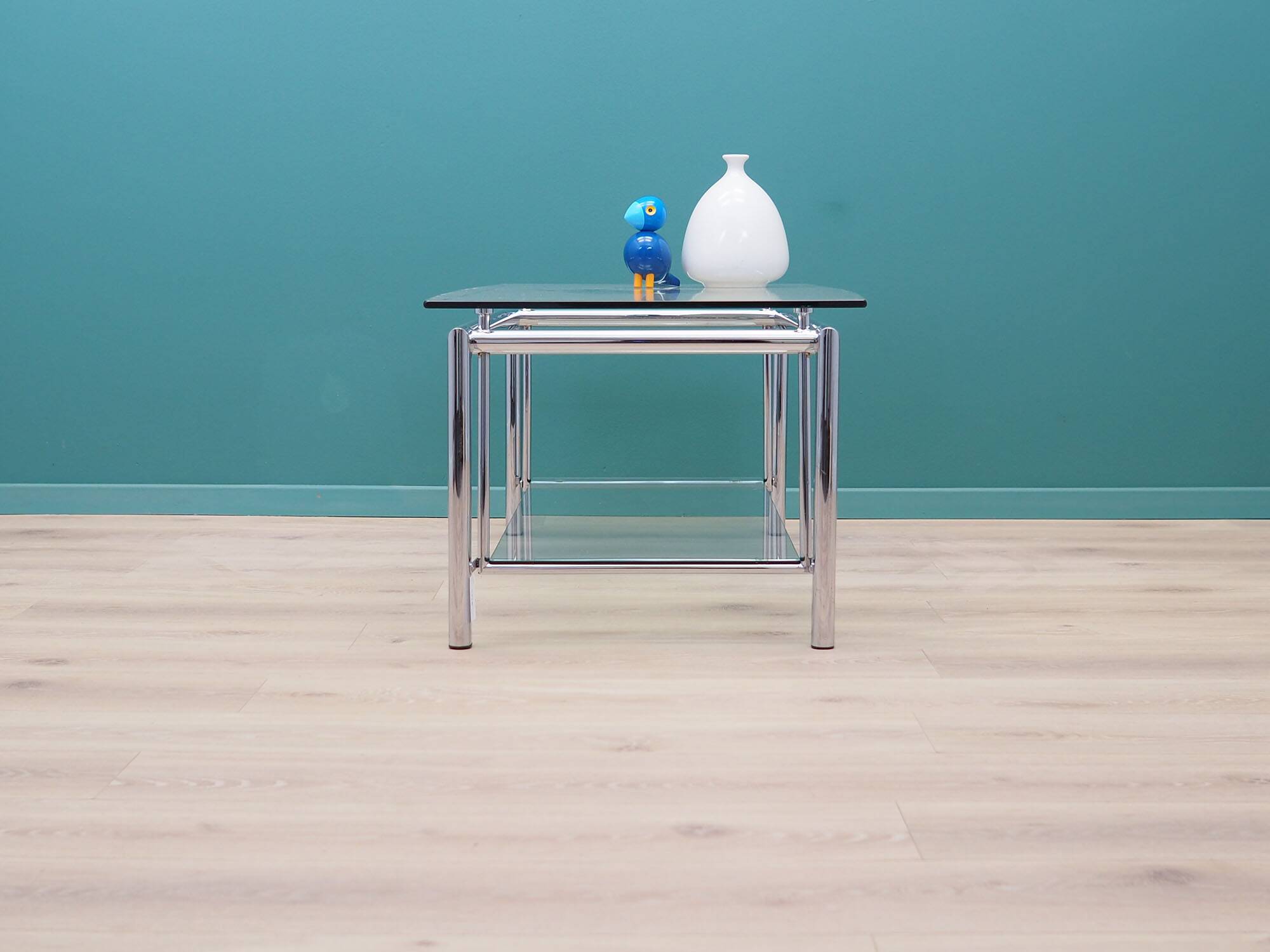 Glass coffee table, Danish design, 1970s, production: Denmark