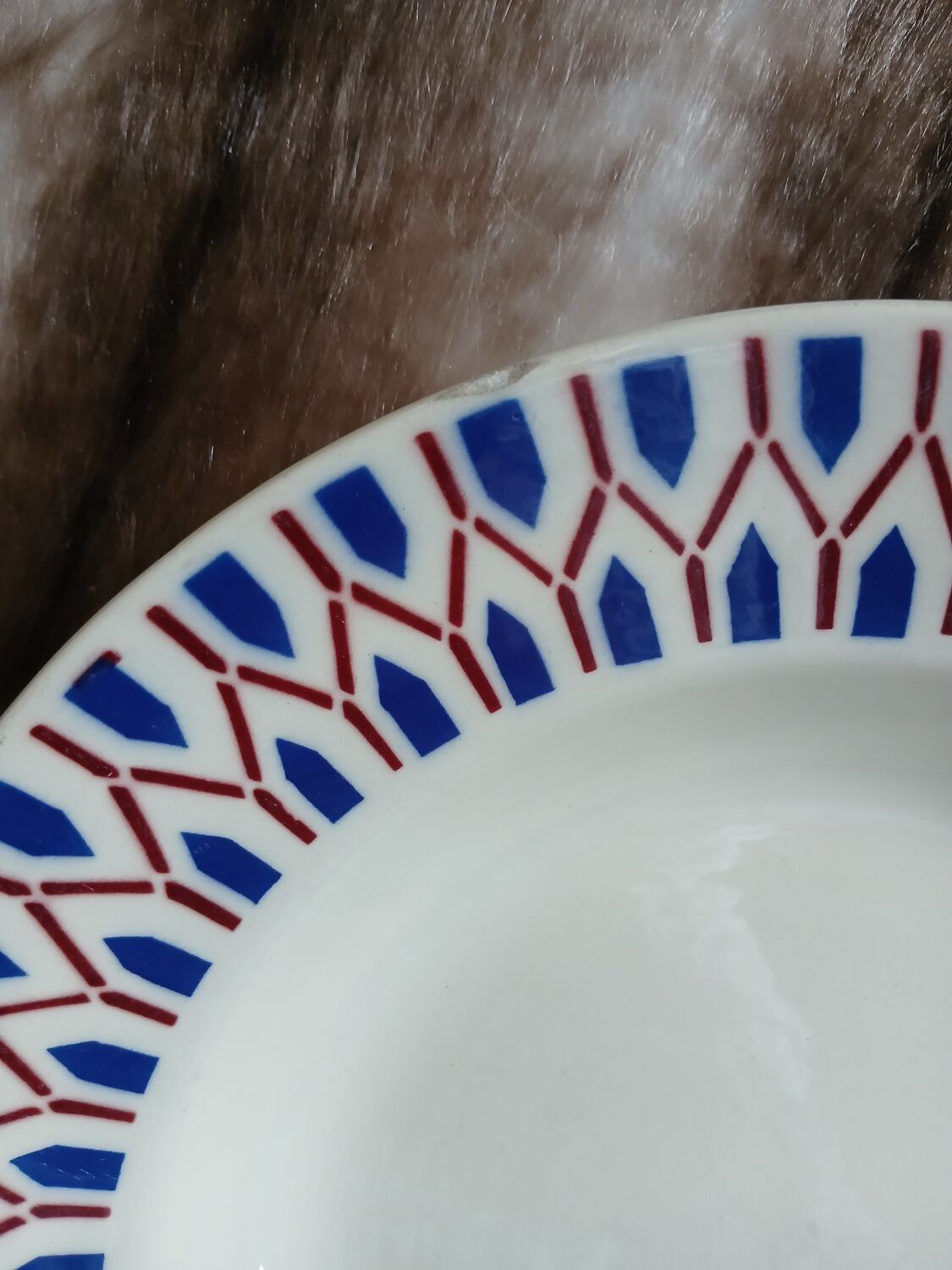 3 antique deep plates from Badonviller