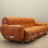Orange sofa, Space Age design, 1960s, production: Italy