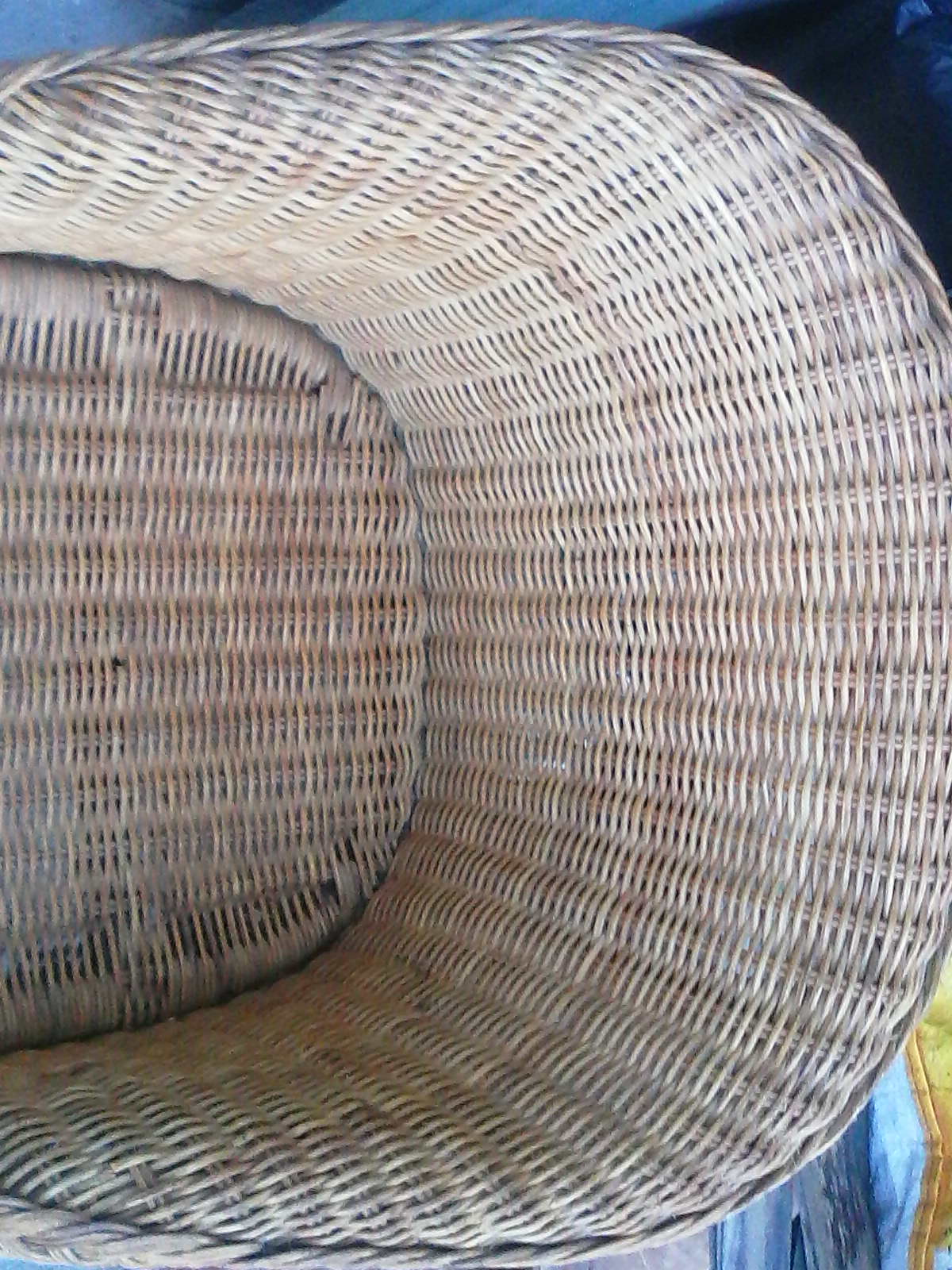 Rattan chair and braided wicker for children