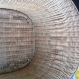 Rattan chair and braided wicker for children