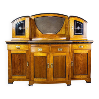 Art Nouveau Sideboard with Oak, 1890s