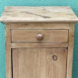 Pitch pine bedside table