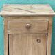 Pitch pine bedside table