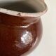 Black ass field vase in glazed clay 1950