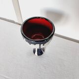 Impressionnante tasse ou calice fait à la main et peint à la main, pièce unique et de collection