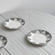 Terre de fer St Amand dessert plates.
