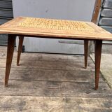 Rope and oak coffee table 1960