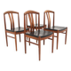 Set de 4 chaises, Carl-Ewert Ekström, Suède, 1970