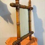 19th century bamboo mirror