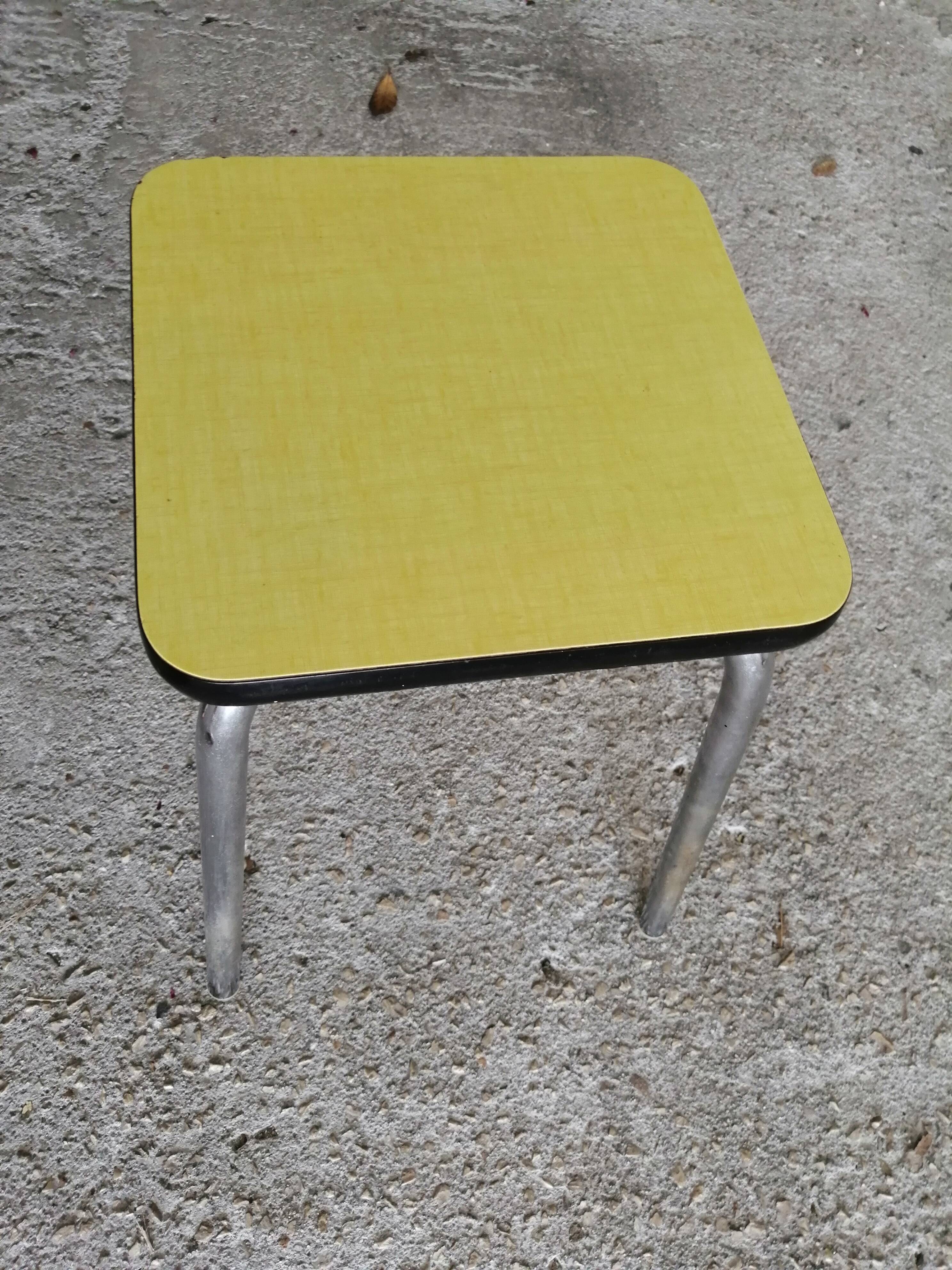 Vintage yellow formica tab