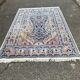 Purple floral woven wool Persian rug 280x190cm