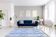 Modern Moroccan carpet blue contemporary art 300x370cm
