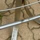 Set of 4 vintage swivel chairs in chrome metal – 1970s Ensem