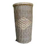 Ceramic wicker umbrella stand
