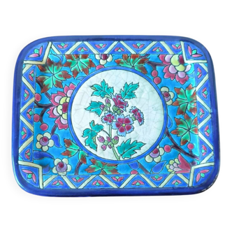Tray in Longwy Enamels