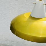 Suspension Philips vintage style Louis Kalff mustard