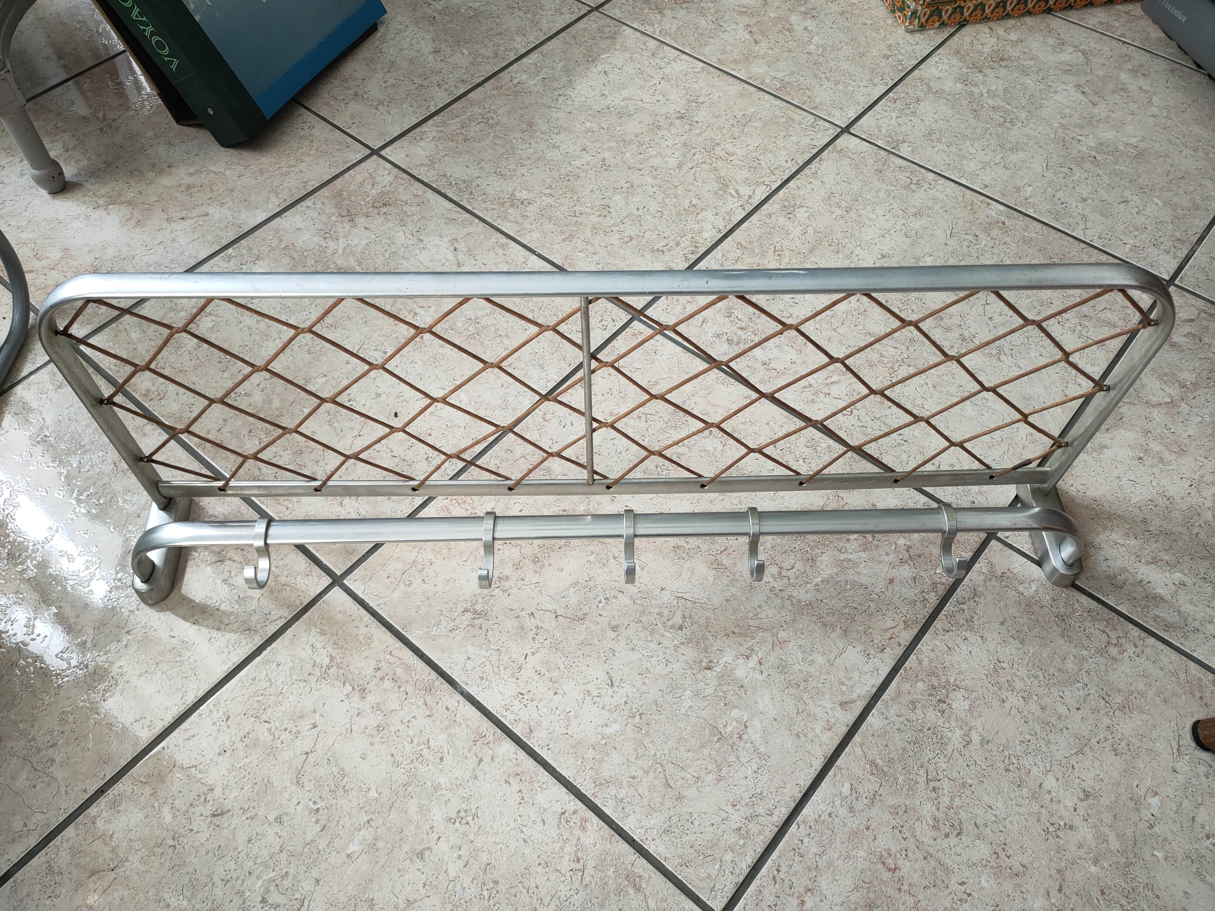 50s-60s aluminum coat rack