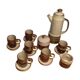 Coffee set in sandstone