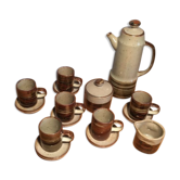 Coffee set in sandstone