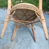 Rattan armchair