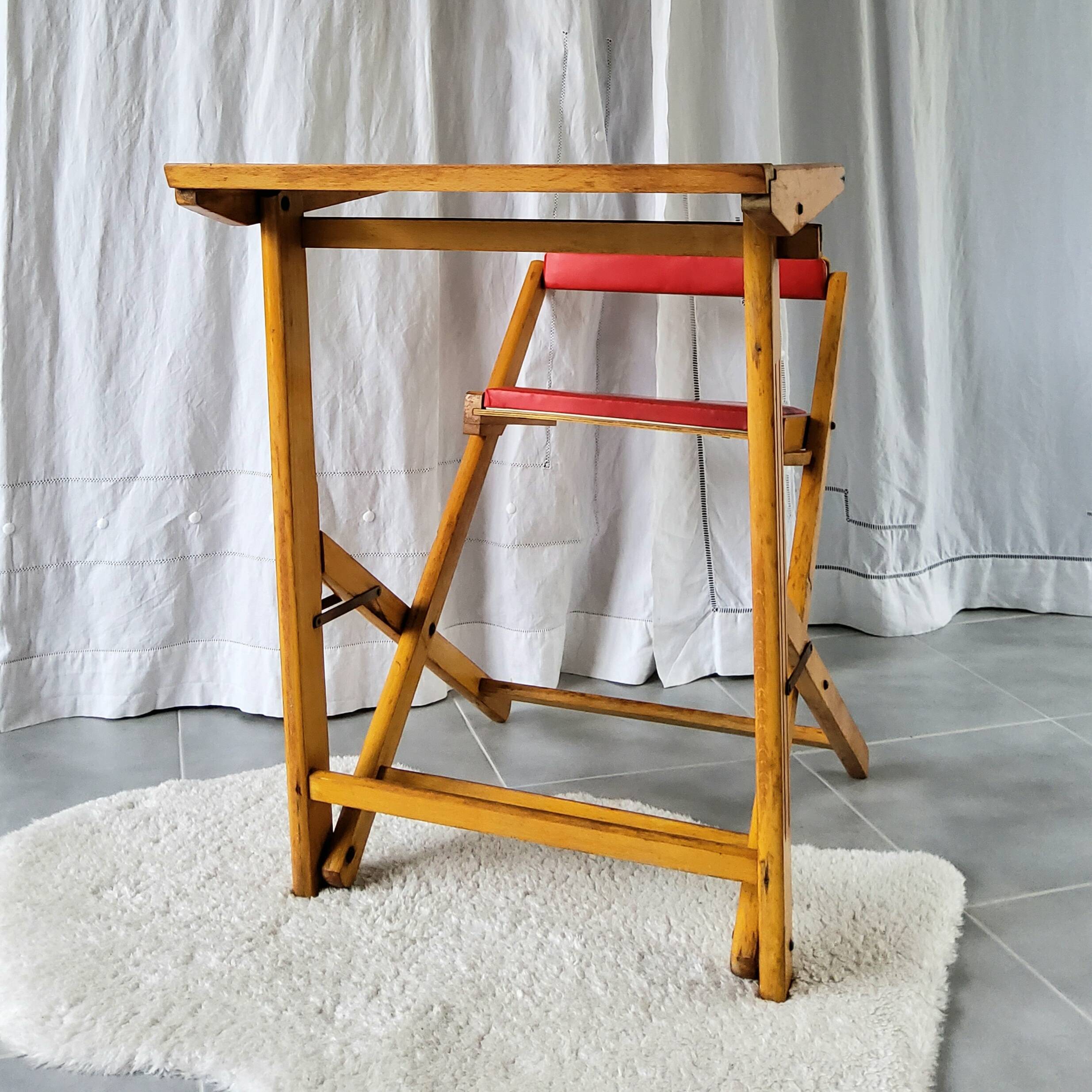 1950s folding school desk