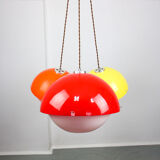 Set of 3 Space Age Pendant Lamps