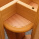 4 fauteuils de table design bois et cuir