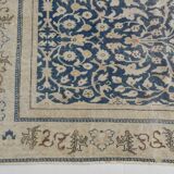 4x7 Navy Blue & Beige Persian Rug 135x204Cm SK 21639
