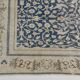 4x7 Navy Blue & Beige Persian Rug 135x204Cm SK 21639