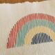 Broderie Rainbow sur papier recyclé