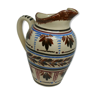 Henriot Quimper ceramic pitcher