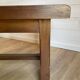 Grande table basse ancienne en bois massif - Esprit campagne chic