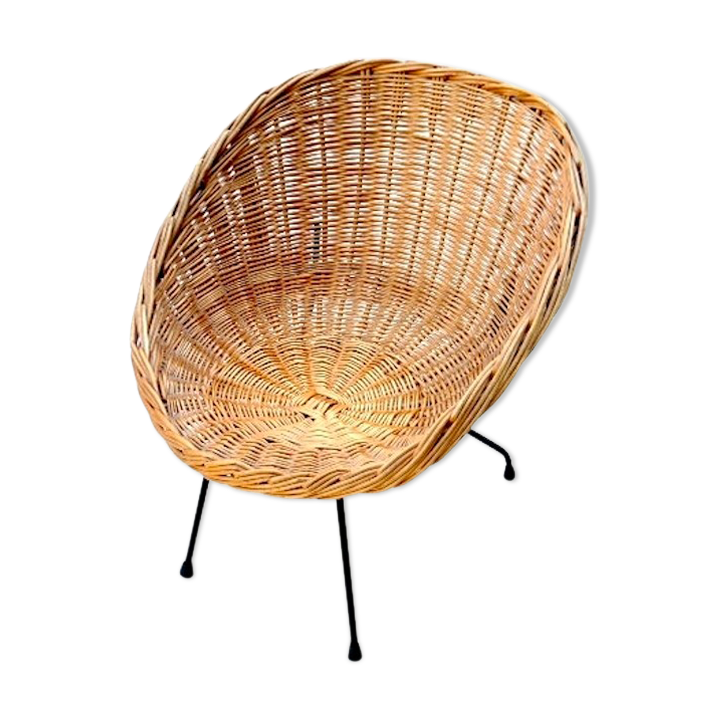 Chair shell rattan
