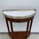 Console half moon wooden and marble louis XVI style