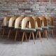 Ensemble de 6 chaises de salle à manger du milieu du siècle par Antonin Šuman