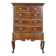 Early 18th century English oak chest on stand/ highboy