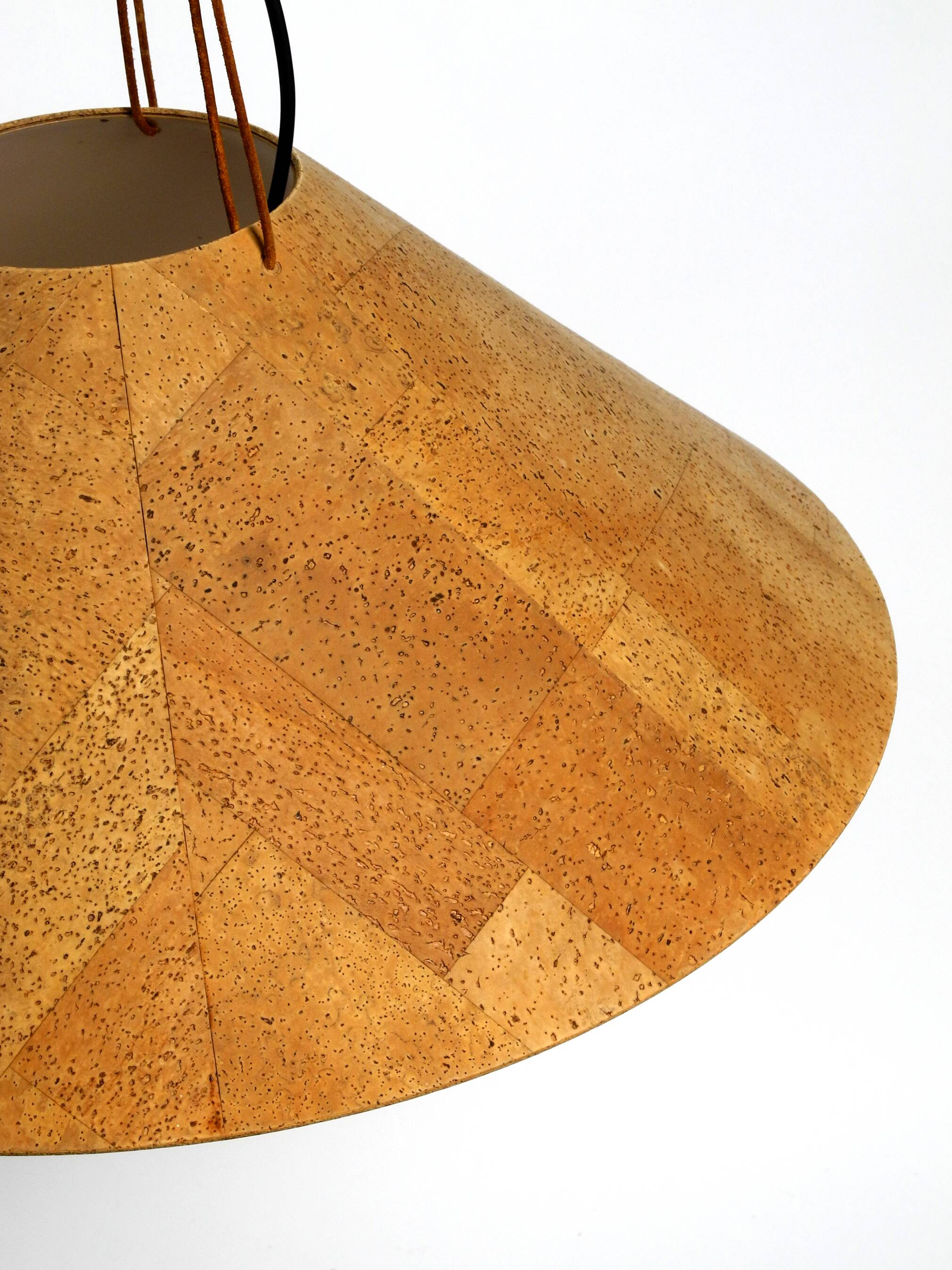 1970s cork ceiling lamp by M-Design | by Willhelm Zanoth and Ingo Maurer
