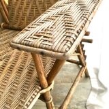 Rattan lounge chair